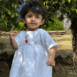 Zoey baby dress Organic Muslin Twirl Dress + Matching Underpants (Christmas Edition)