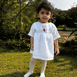 Zoey baby dress Organic Muslin Twirl Dress + Matching Underpants (Christmas Edition)