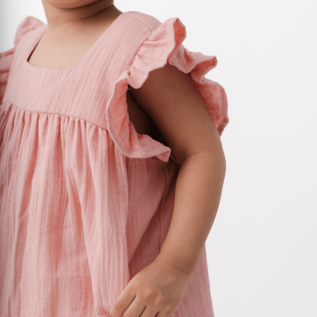Zoey baby dress Rosabelle Dress - Soft Muslin Frock for Baby Girls & Toddlers