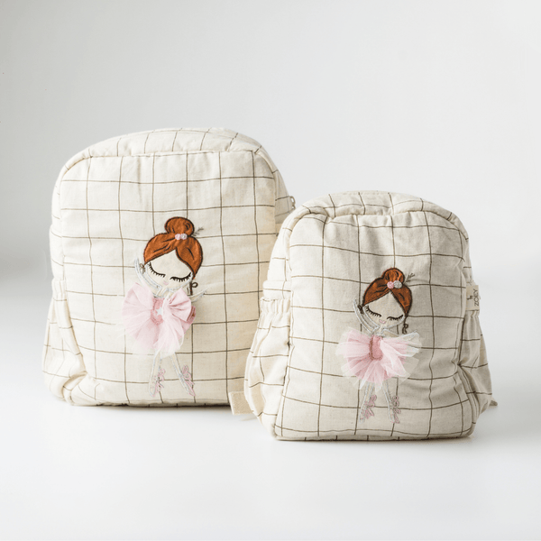 Dazzling Ballerina School Bag (Personalise) — 360 view