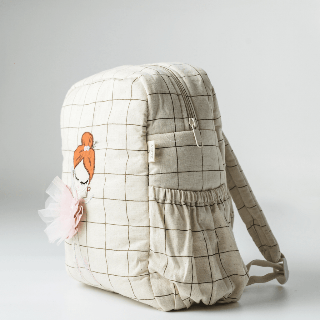 Zoey bonsai backpack Handcrafted Dazzling Ballerina School Bag (Toddler Bag)