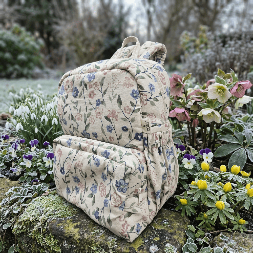 Zoey bonsai backpack Handcrafted Flora Trail Backpack School Bag (Personalise)