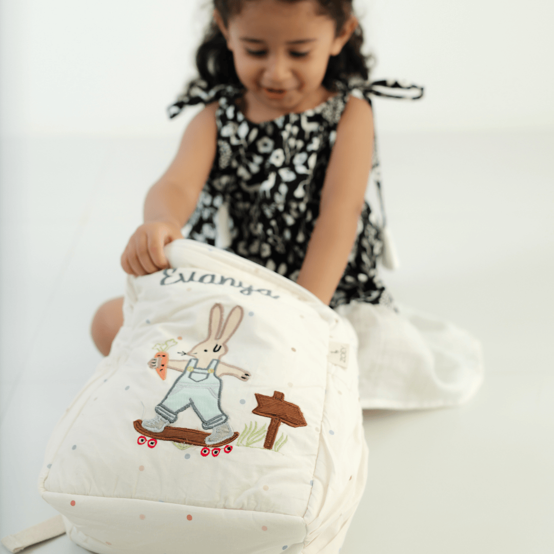 Zoey bonsai backpack Handcrafted Hoppy Trails Backpack School Bag (Personalise)