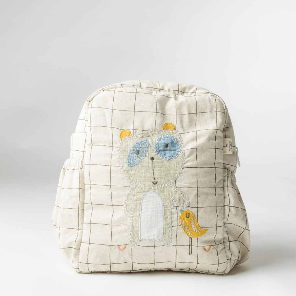 Zoey bonsai backpack Handcrafted Playful Freddie School Backpack (Toddler Bag)