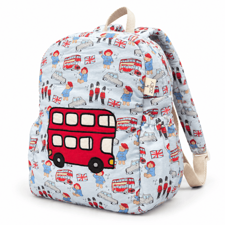 Zoey bonsai backpack Handcrafted Red London Bus School Bag (Personalise)
