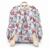 Zoey bonsai backpack Handcrafted Red London Bus School Bag (Personalise)