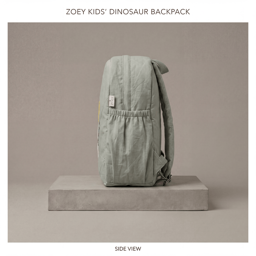 Zoey bonsai backpack Handcrafted Study Buddy Dino School Bag (Personalise)