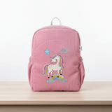 Zoey bonsai backpack Handcrafted Unicorn Charm Corduroy Bag (Personalise)