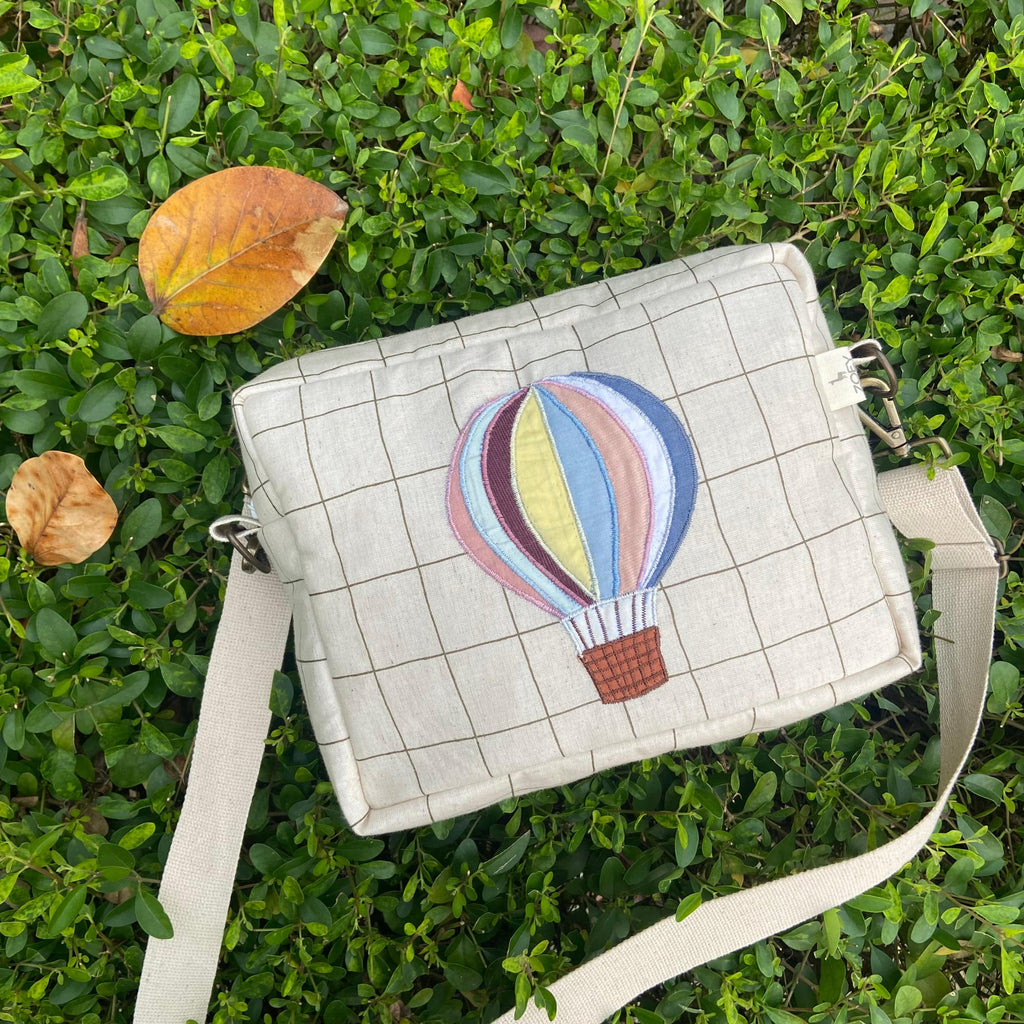 Zoey bonsai backpack Hot-Air Balloon Cotton Sling Bag (Handcrafted Patchwork)