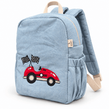Zoey bonsai backpack Little Speedster Denim Backpack School Bag (Personalise)