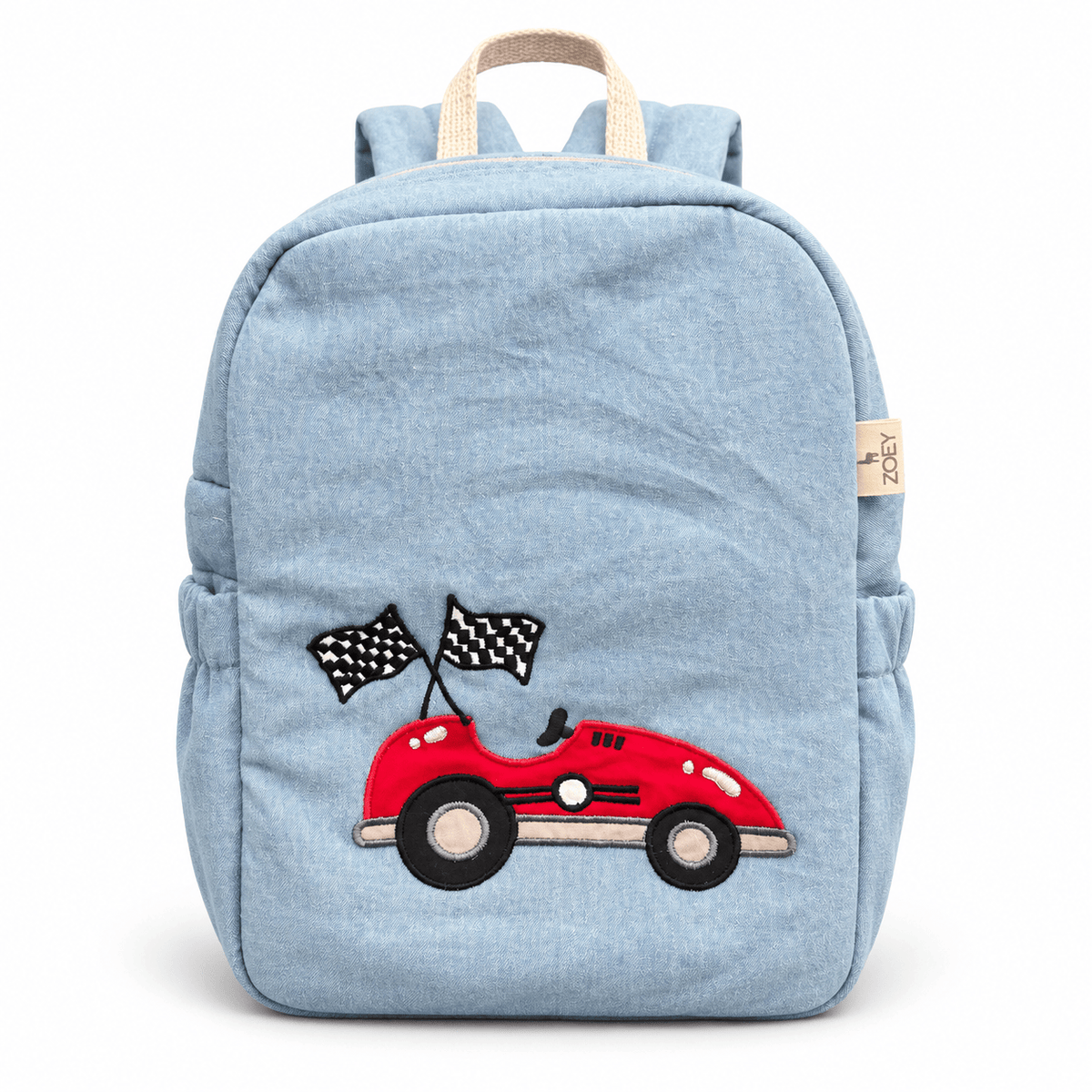 Zoey bonsai backpack Little Speedster Denim Backpack School Bag (Personalise)