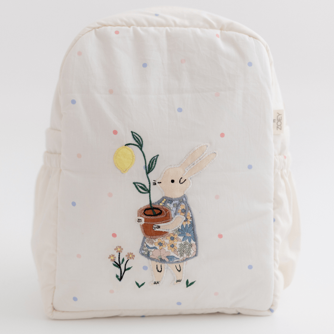Zoey bonsai backpack Rabbit's Garden School Bag (Personalise)
