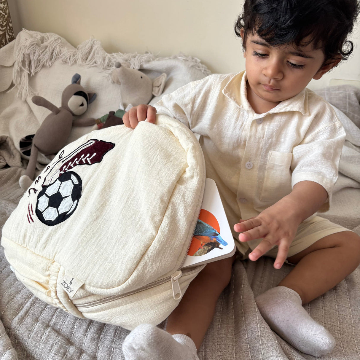 Zoey bonsai backpack The Football Club School Bag (Personalise)