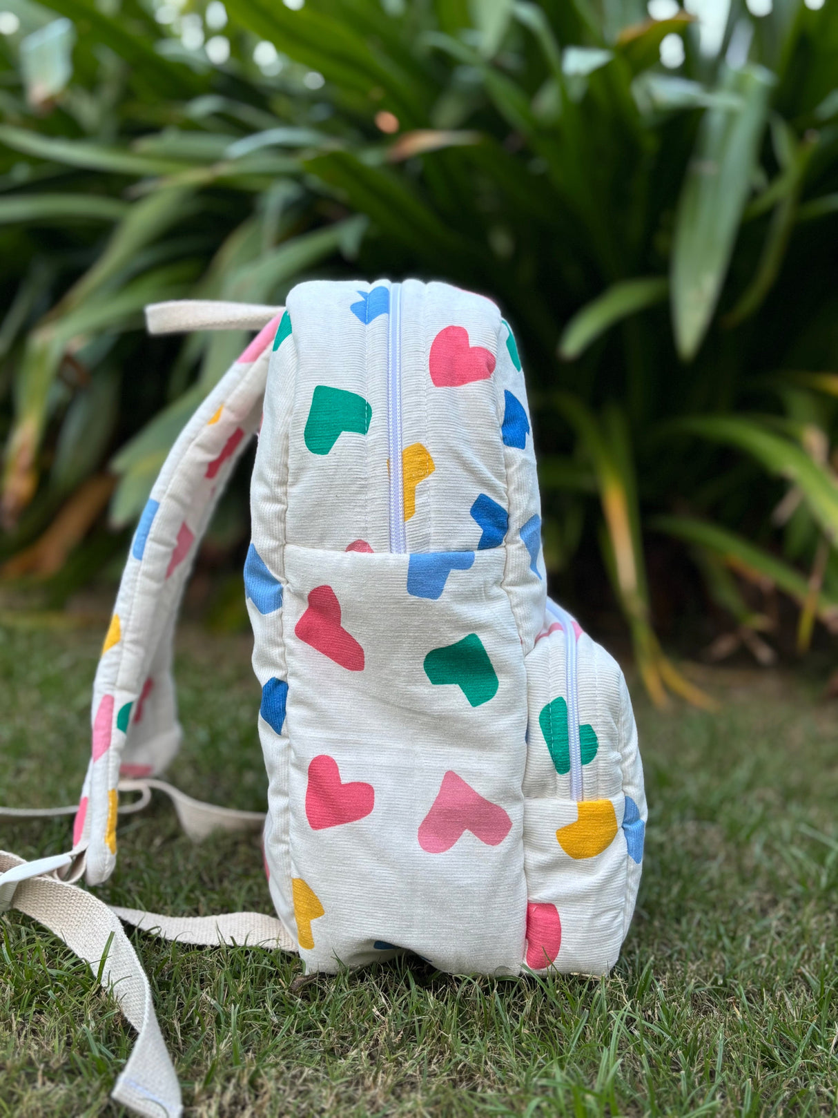 Zoey bonsai backpack The Happy Hearts School Bag (Personalise)