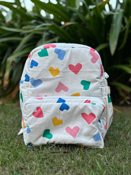 Zoey bonsai backpack The Happy Hearts School Bag (Personalise)