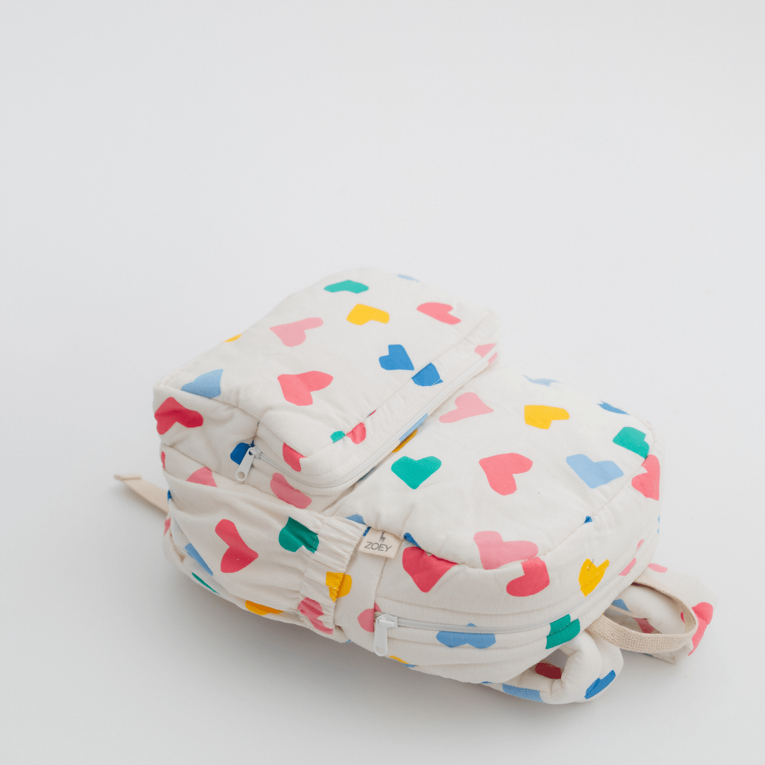 Zoey bonsai backpack The Happy Hearts School Bag (Personalise)