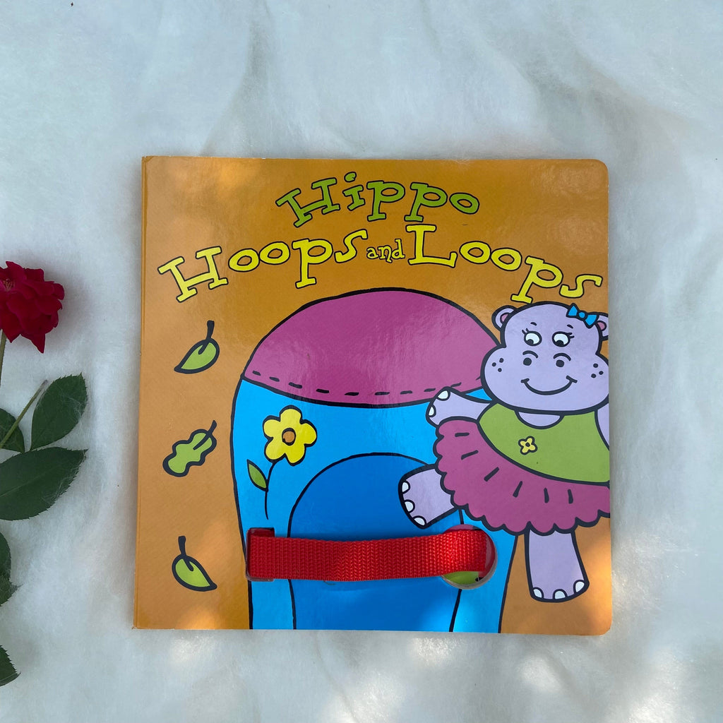 Zoey Books Hippo Hoops and Loops Board Book