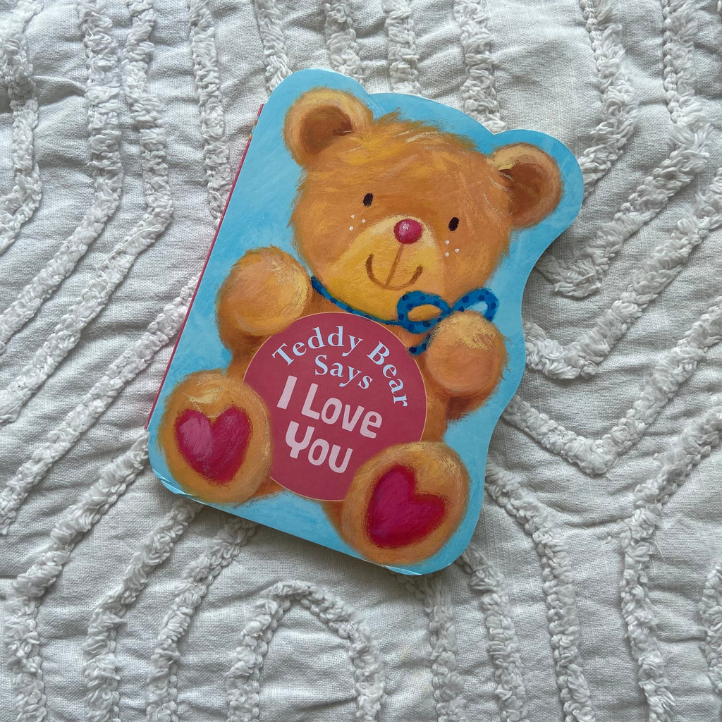 Zoey Books Teddy Bear says I Love You + Let's Hug Set of 2 Books
