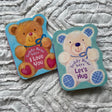 Zoey Books Teddy Bear says I Love You + Let's Hug Set of 2 Books