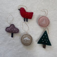 Zoey Carol - Christmas Tree Ornaments (Set of 5)