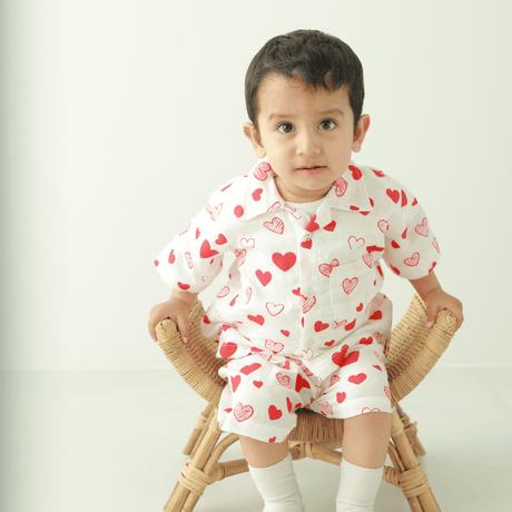 Zoey co-ord set MyLove Muslin Co-ord Set (Loungewear for Babies)