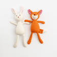 Zoey Cotton Toy Kiko & Fable - The Cuddly Bunny & Playful Fox Toy