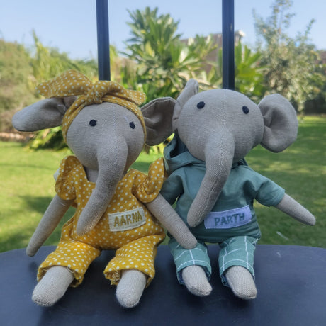 Zoey Cotton Toy Lola & Lucas Elephant Toy