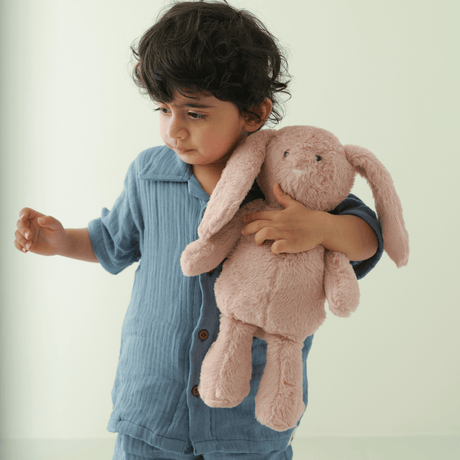 Zoey Cotton Toy Ollie - The Cheerful Teddy Toy (Pink)