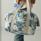 Zoey diaper bag Blue Reverie Quilted Diaper Bag (100% Cotton)
