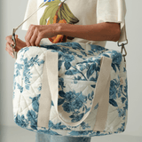 Zoey diaper bag Blue Reverie Quilted Diaper Bag (100% Cotton)