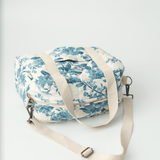 Zoey diaper bag Blue Reverie Quilted Diaper Bag (100% Cotton)