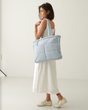 Zoey diaper bag Frost Tote Diaper Bag (100% Cotton)
