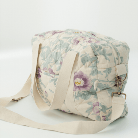 Zoey diaper bag Garden Grace Quilted Diaper Bag (100% Cotton)