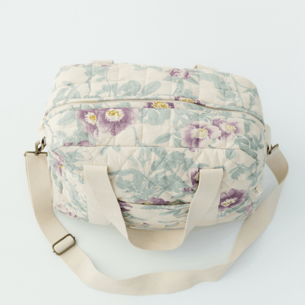 Zoey diaper bag Garden Grace Quilted Diaper Bag (100% Cotton)