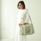 Zoey diaper bag Hand Embroidered Butterfly Flutter Diaper Bag