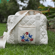 Zoey diaper bag Hand Embroidered Songbirds Perch Diaper Bag (Pure Cotton)
