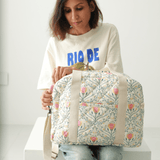 Zoey diaper bag Meadow Bloom Quilted Diaper Bag (100% Cotton)