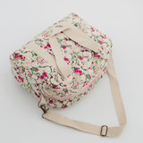 Zoey diaper bag Noira Rose Carryall Quilted Diaper Bag (100% Cotton)