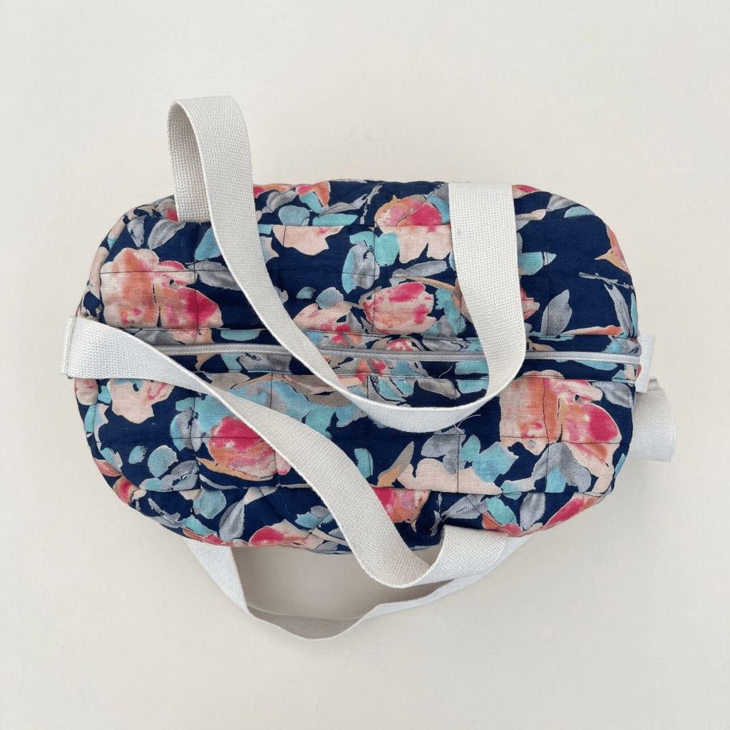 Zoey diaper bag Painted Garden Carryall Quilted Diaper Bag (100% Cotton)