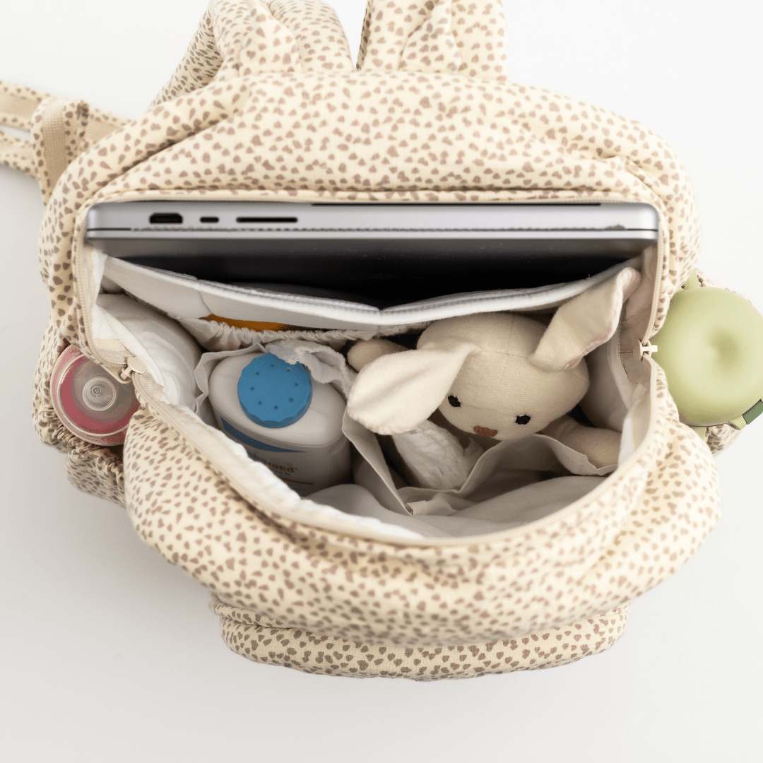 Zoey diaper bag PolkaPop Backpack (Laptop + Diaper Bag)
