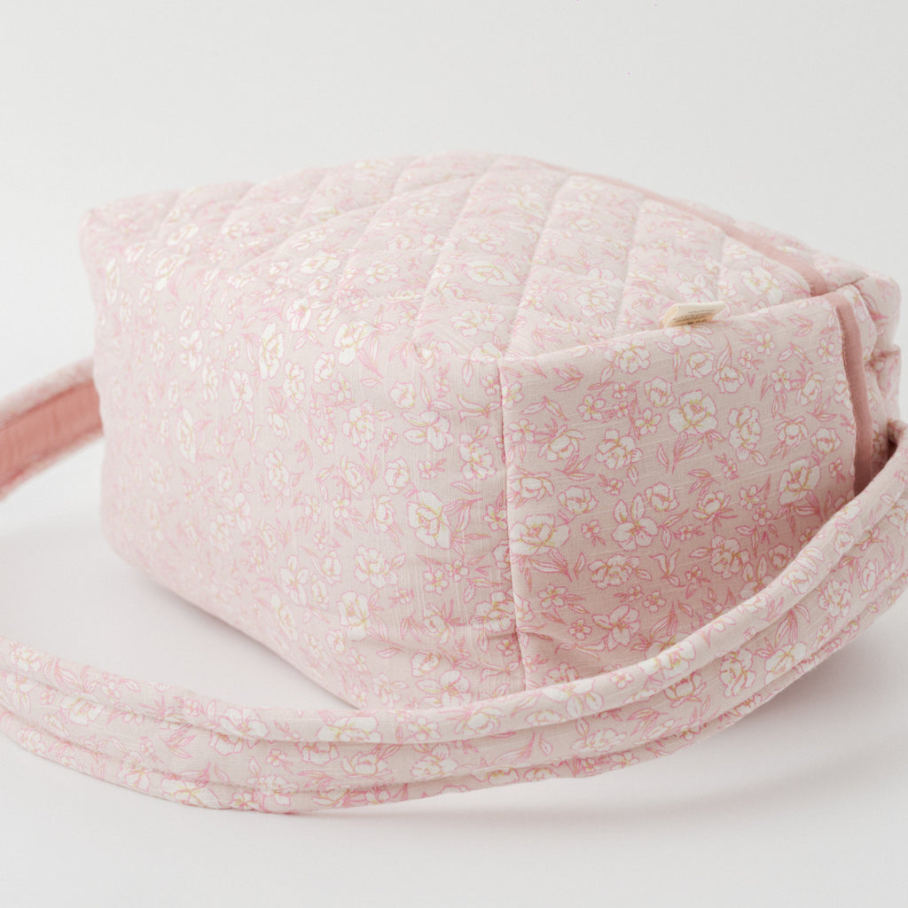Zoey diaper bag Sakura Blossom Diaper Bag (100% Cotton with diamond Quilting)