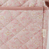 Zoey diaper bag Sakura Blossom Diaper Bag (100% Cotton with diamond Quilting)