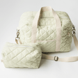 Zoey diaper bag Tea Green Quilted Diaper Bag (100% Cotton)