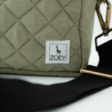 Zoey diaper bag The GoGreen Sling Diaper Bag (Linen Cotton - Green)
