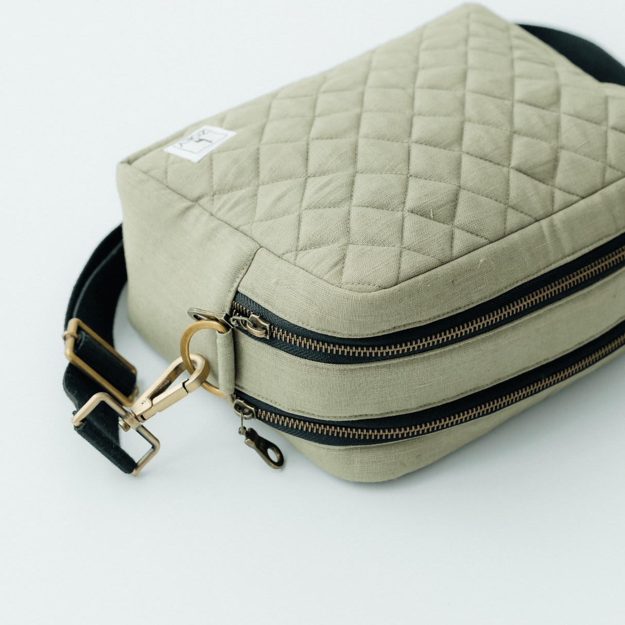 Zoey diaper bag The GoGreen Sling Diaper Bag (Linen Cotton - Green)