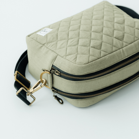 Zoey diaper bag The GoGreen Sling Diaper Bag (Linen Cotton - Green)