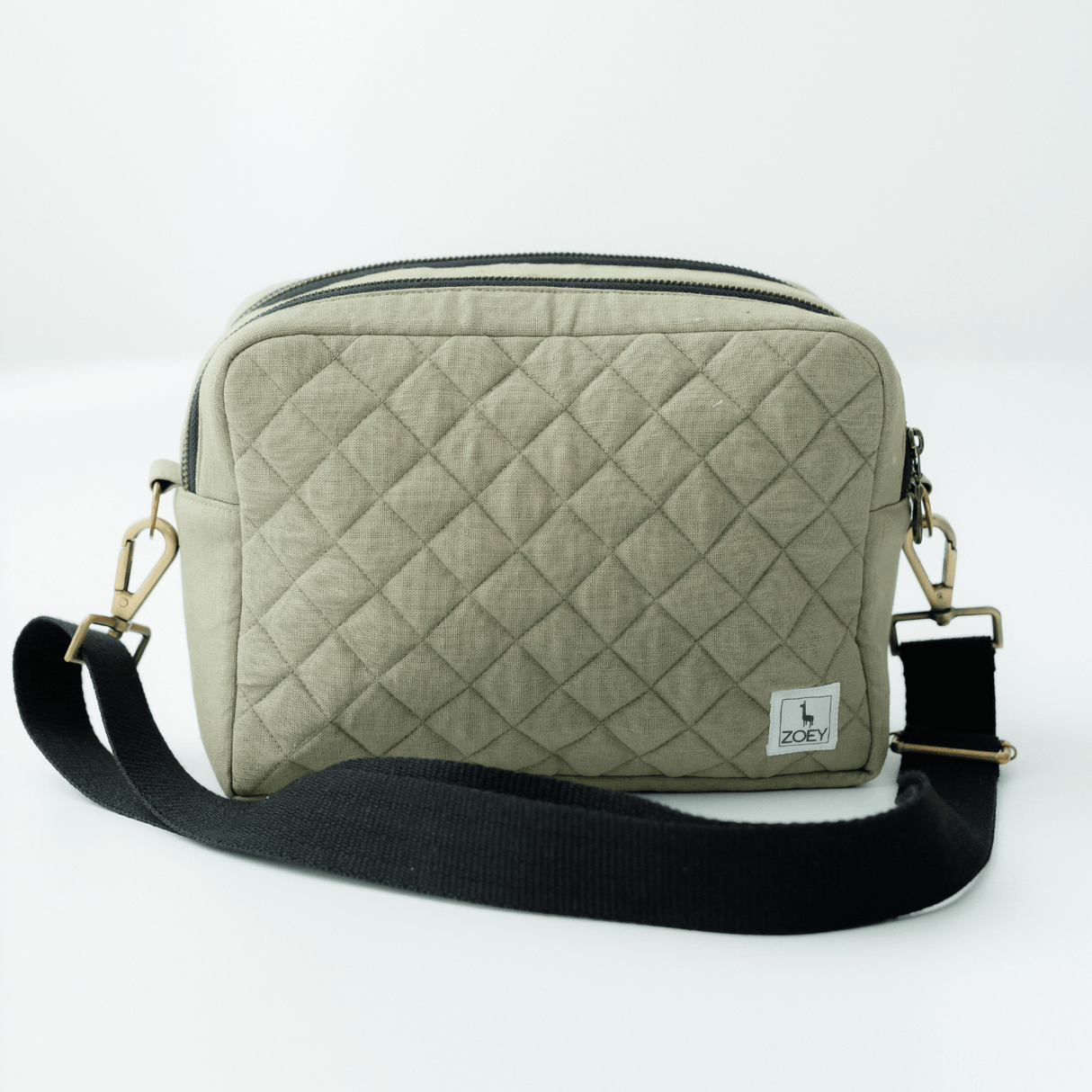 Zoey diaper bag The GoGreen Sling Diaper Bag (Linen Cotton - Green)