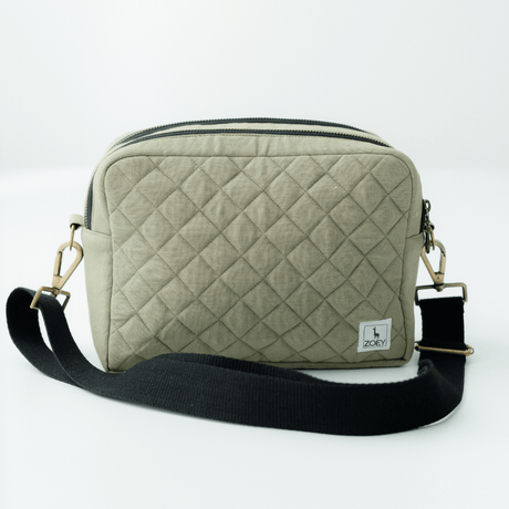 Zoey diaper bag The GoGreen Sling Diaper Bag (Linen Cotton - Green)