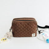 Zoey diaper bag The GoMama Sling Diaper Bag (Linen Cotton - Brown)