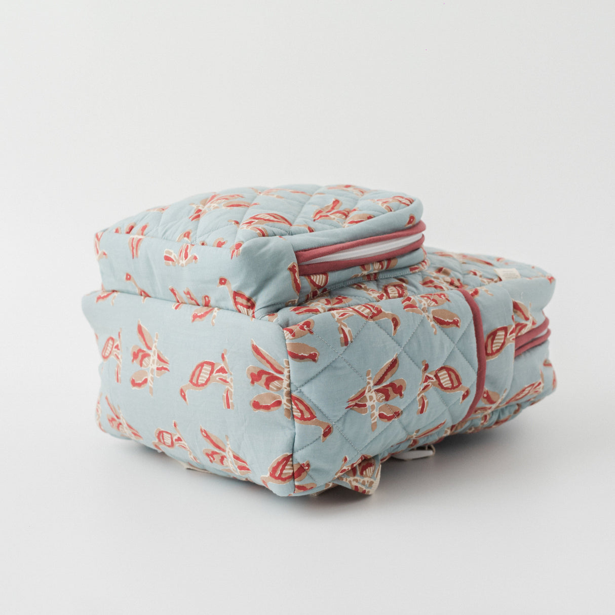 Zoey diaper bag The Nestling Bird Backpack Diaper Bag (100% Cotton with diamond Quilting)